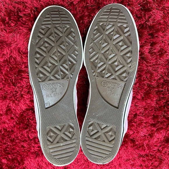 Converse Chuck Taylor All Stars Pink Canvas Men’s 11.5 Women’s 13.5 High Top - Picture 4 of 5